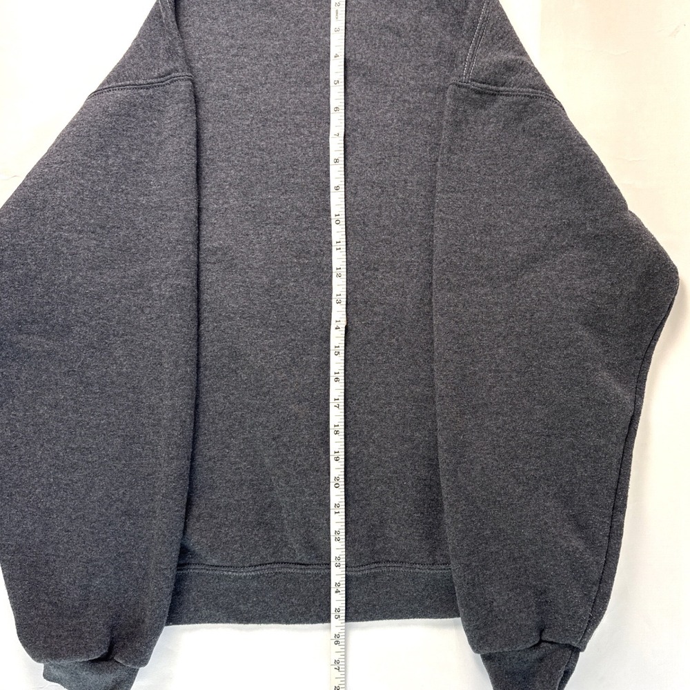Russell Athletic Mens Gray Crewneck Sweatshirt Medium V-Stitch Y2K Vintage - Picture 8 of 8